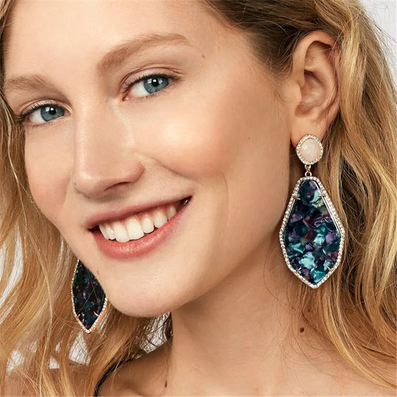 New Bohemian Jewelry Multicolored Resin Dangle Drop Earrings For Women Wedding Statement Earrings 2019
New Bohemian Jewelry Multicolored Resin Dangle Drop Earrings For Women Wedding Statement Earrings 2019