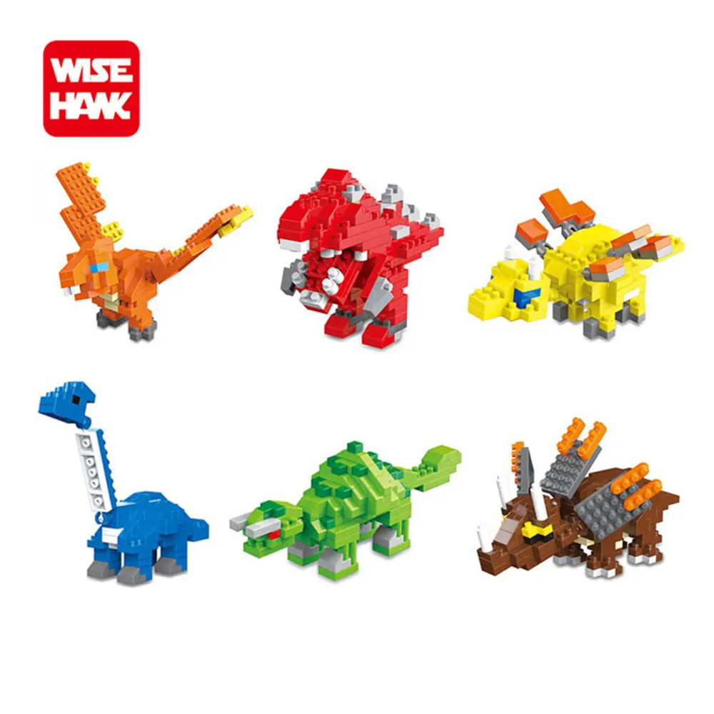 Full set 6 pcs wisehawk kawaii dinosaur figures blocks funny animal 3d diy micro model plastic building bricks toys for kids.
Full set 6 pcs wisehawk kawaii dinosaur figures blocks funny animal 3d diy micro model plastic building bricks toys for kids.