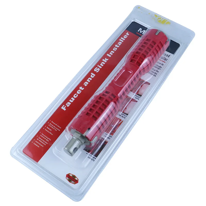 Multi-function Sink Basin Faucet Wrench Sink Household Bath Kitchen Red Install Tap Spanner Installer Tools FC0119
Multi-function Sink Basin Faucet Wrench Sink Household Bath Kitchen Red Install Tap Spanner Installer Tools FC0119