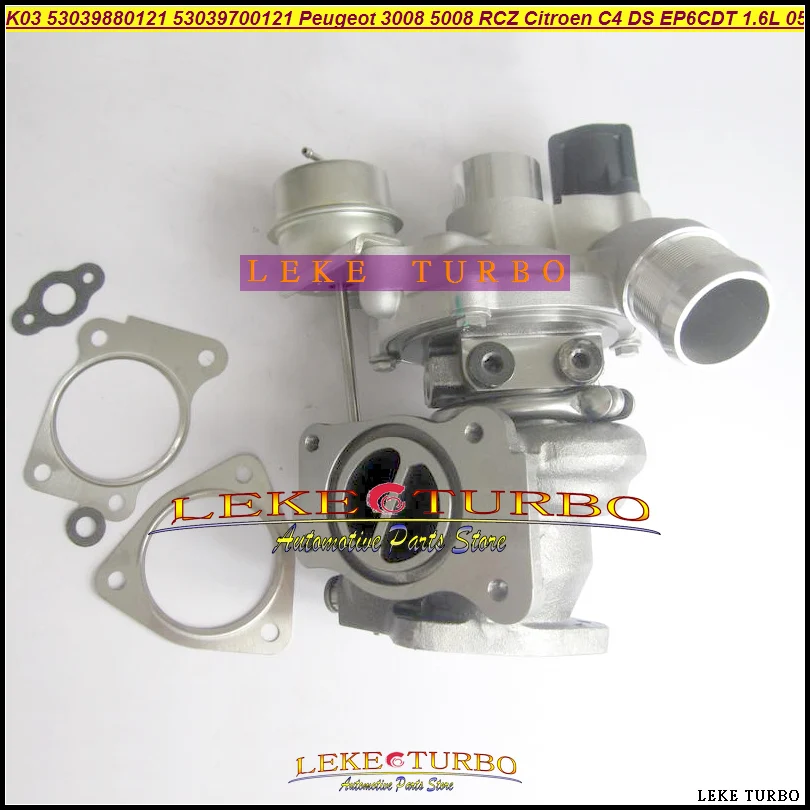 GL-TURBO K03 53039880121 53039700121 0375R9 For Peugeot 207 308 3008 5008 RCZ For Citroen C4 DS 2005- EP6CDT 1.6L (2)