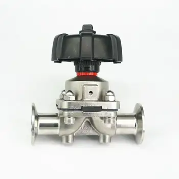 1" 25mm 316 Stainless Steel Sanitary 1.5" Tri Clamp Diaphragm Valve Food Industries 229 PSI
1" 25mm 316 Stainless Steel Sanitary 1.5" Tri Clamp Diaphragm Valve Food Industries 229 PSI