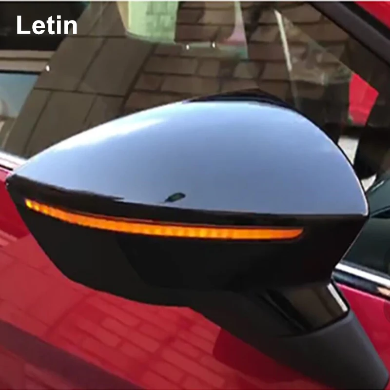 Letin for Seat Leon III 5F Ibiza KJ Arona rear view side Mirror indicator dynamic blinker LED flowing turn Signal Light
Letin for Seat Leon III 5F Ibiza KJ Arona rear view side Mirror indicator dynamic blinker LED flowing turn Signal Light