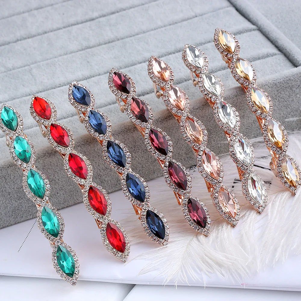 1 Pcs Trendy Women Girls Bling Headwear Crystal Rhinestone Hairpins Alloy Hair Clips Barrette Hair Barrette Hair Accessories
1 Pcs Trendy Women Girls Bling Headwear Crystal Rhinestone Hairpins Alloy Hair Clips Barrette Hair Barrette Hair Accessories