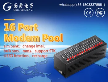 FIMT 16 Port Modem Pool for send SMS MMS with MC39I Module SMS Machine GSM MODEM
FIMT 16 Port Modem Pool for send SMS MMS with MC39I Module SMS Machine GSM MODEM