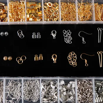 White K Imitation gold Basic Metal Findings Mix 7 Styles Basic Accessory Set Jewelry Accessories & Findings
White K Imitation gold Basic Metal Findings Mix 7 Styles Basic Accessory Set Jewelry Accessories & Findings