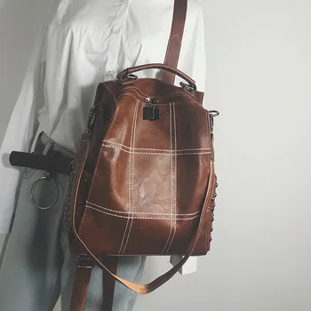Ins super hot double shoulder bag female 2018 new rivet campus 100 students bag with backpack bag SS-043
Ins super hot double shoulder bag female 2018 new rivet campus 100 students bag with backpack bag SS-043