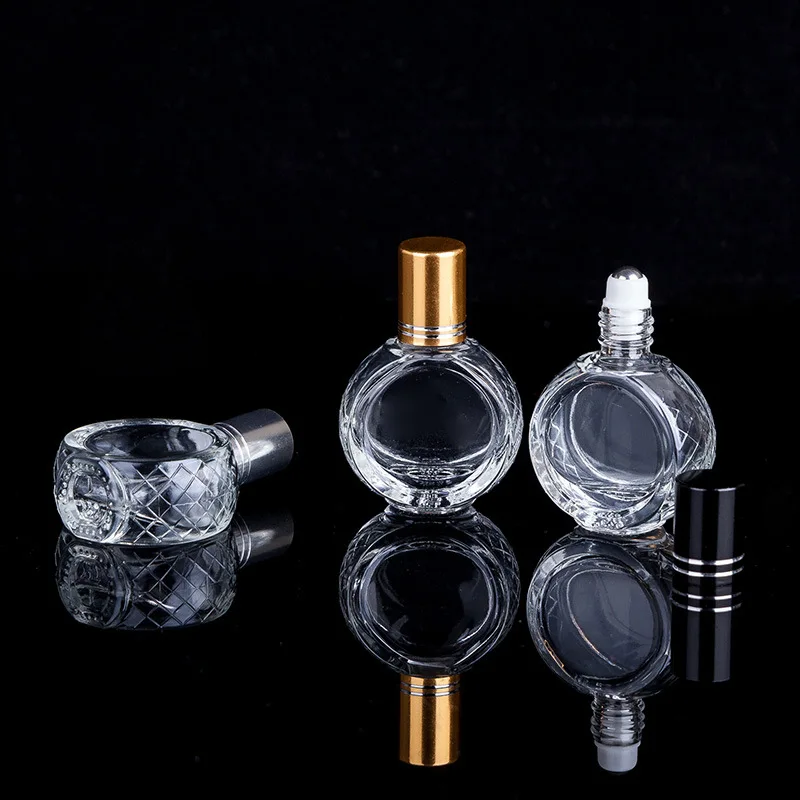 10ml Flat Round Roll On Glass Perfume Bottle Small Sample Travel Portable Empty Bottle 100PCS/LOT
10ml Flat Round Roll On Glass Perfume Bottle Small Sample Travel Portable Empty Bottle 100PCS/LOT