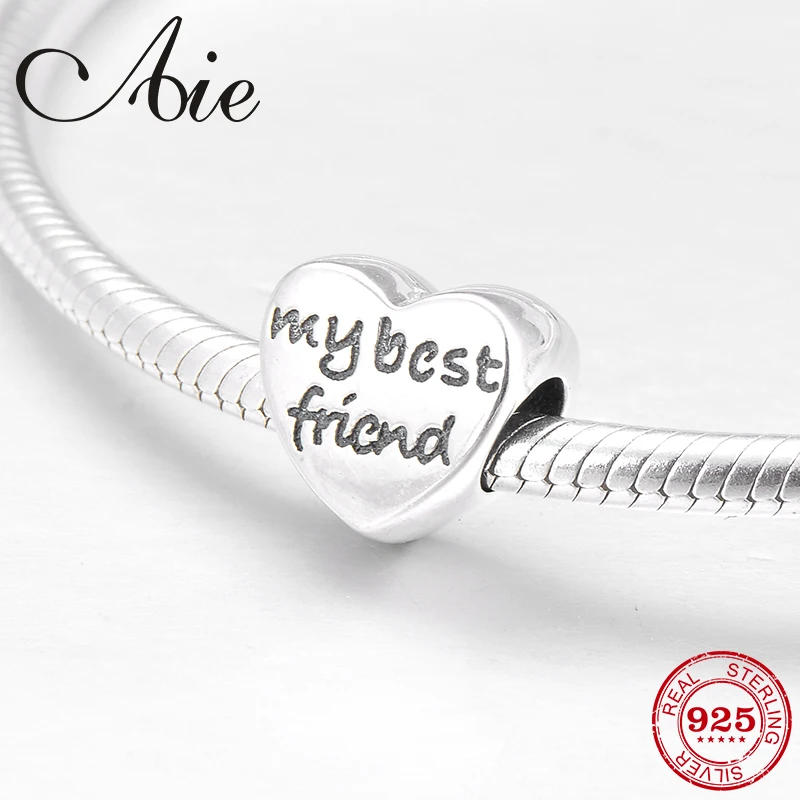Fashion heart 925 Sterling Silver MY BEST FRIEND fine Bead Fit Original Pandora Charm Bracelet Jewelry making
Fashion heart 925 Sterling Silver MY BEST FRIEND fine Bead Fit Original Pandora Charm Bracelet Jewelry making