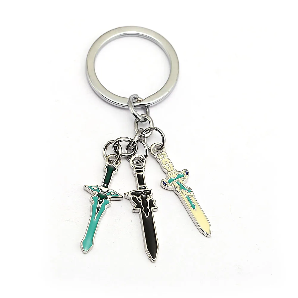 Sword Art Online Keychain SAO Elucidator Pendant Metal Key Ring Holder Men Car Women Bag Key Chain Chaveiro Anime Jewelry
Sword Art Online Keychain SAO Elucidator Pendant Metal Key Ring Holder Men Car Women Bag Key Chain Chaveiro Anime Jewelry