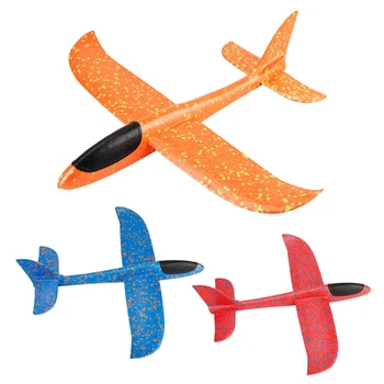 

Airplane Model Manual Throwing Whirly Flying Glider Foam Planes for Children Kids Playing