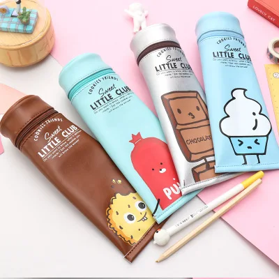 Novelty Cute Snacks Ice Cream Chocolate Cookies Sausage Toothpaste Shaped PU Leather Pencil Bag Colorful Pencil Case Storage Bag
Novelty Cute Snacks Ice Cream Chocolate Cookies Sausage Toothpaste Shaped PU Leather Pencil Bag Colorful Pencil Case Storage Bag