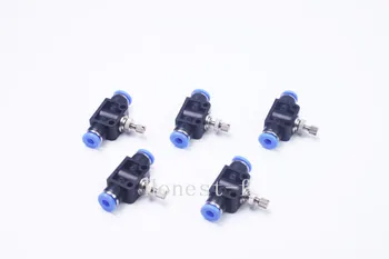 Pneumatic Push to Connect Quick Fitting 5/32" to 5/32" OD Tube Speed Controller Valve
Pneumatic Push to Connect Quick Fitting 5/32" to 5/32" OD Tube Speed Controller Valve