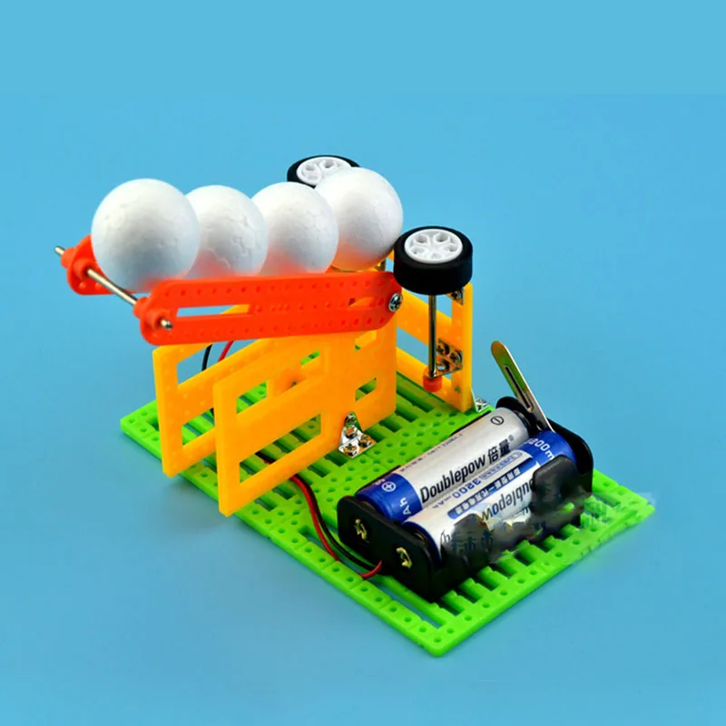 Child DIY Homemade Automatic Launch Ball Machine Children's Fun Science Toy Technology Small Production Materials
Child DIY Homemade Automatic Launch Ball Machine Children's Fun Science Toy Technology Small Production Materials