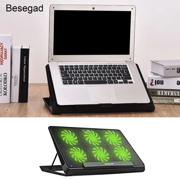 Besegad Quiet Heatsink Adjust Wind Speed Cooling Coller Fan Pad Cooler Stand Base for Notebook PC laptop Size within 17 Inch
Besegad Quiet Heatsink Adjust Wind Speed Cooling Coller Fan Pad Cooler Stand Base for Notebook PC laptop Size within 17 Inch