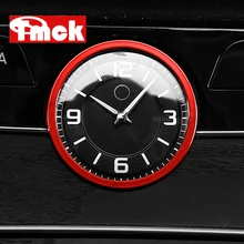 カーアクセサリーセンターコンソール時計テーブル時計リングトリムメルセデス · ベンツ C クラス W205 GLC X253 E クラス w213 2016-2019(China)