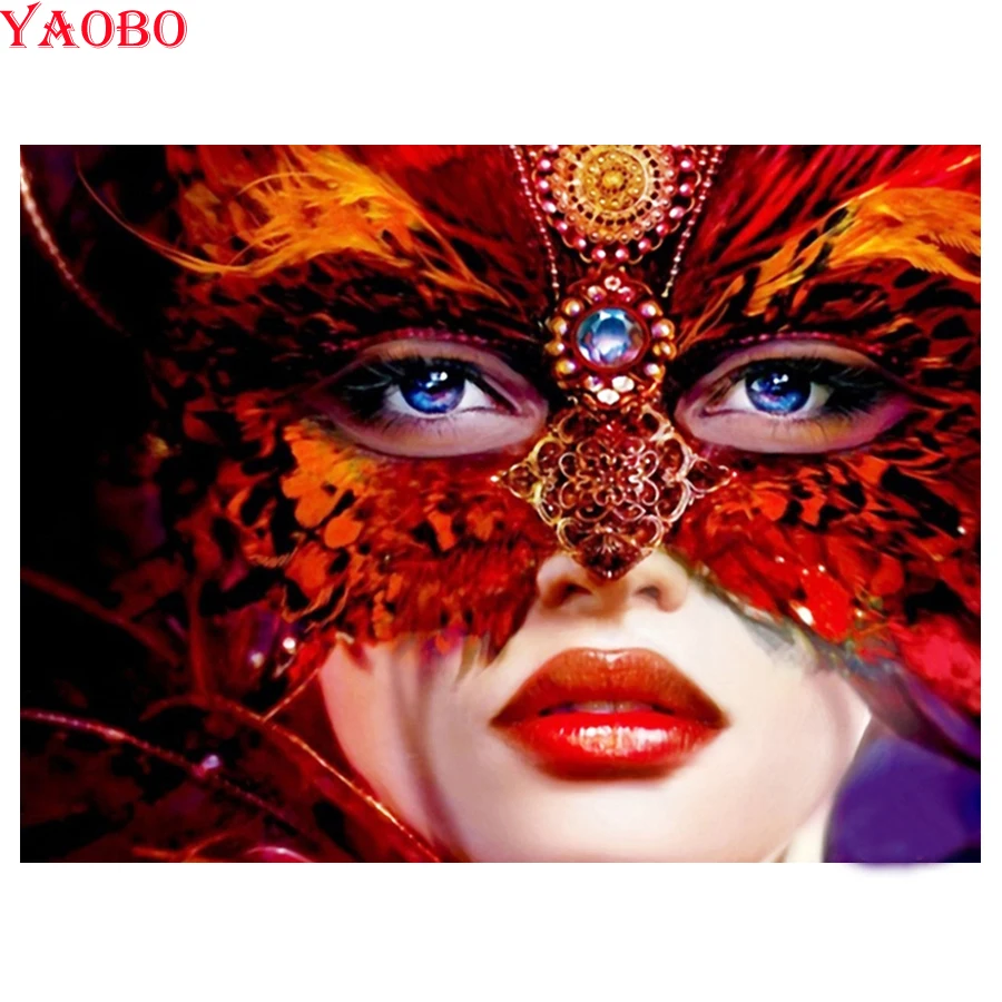 5D DIY Diamond Painting Mask Beauty Full square Round Resin Drill Diamond Embroidery Mosaic Diamond Cross Stitch Decoration
5D DIY Diamond Painting Mask Beauty Full square Round Resin Drill Diamond Embroidery Mosaic Diamond Cross Stitch Decoration