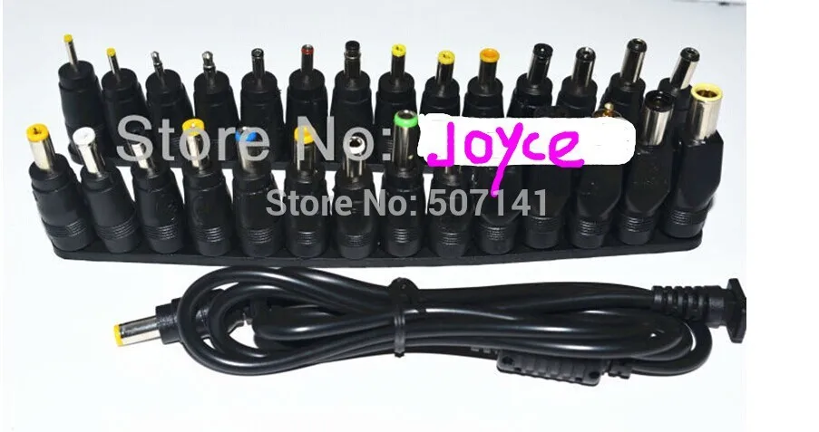 28 in 1 Set New Universal AC DC Jack, Charger, Connector, Plug for Laptop /Notebook AC DC Power Adapter with Cable
28 in 1 Set New Universal AC DC Jack, Charger, Connector, Plug for Laptop /Notebook AC DC Power Adapter with Cable