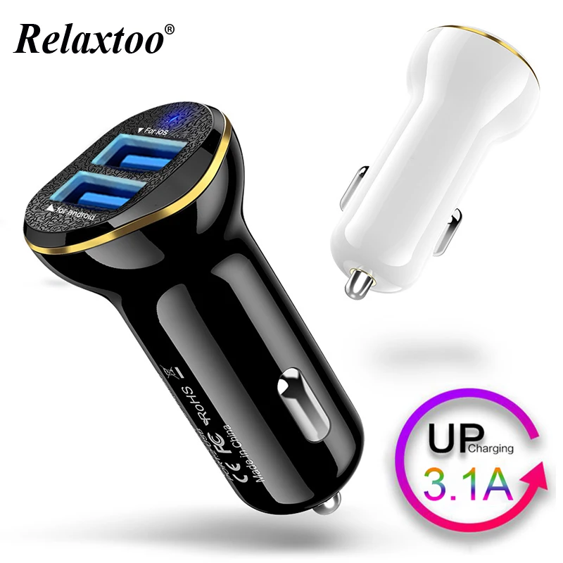 5V 3.1A Dual Ports USB Light Car Charger For Samsung S8 S9 plus LED Display Phone Charging Car-charger For Iphone7 Xiaomi mi8 se
5V 3.1A Dual Ports USB Light Car Charger For Samsung S8 S9 plus LED Display Phone Charging Car-charger For Iphone7 Xiaomi mi8 se