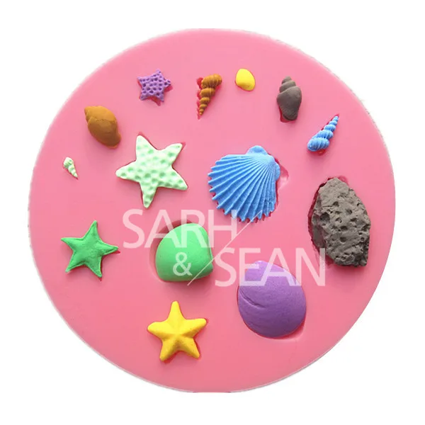 M0730 MINI marine animal series shell fondant cake molds chocolate mould for the kitchen baking Sugarcraft Decoration Tool
M0730 MINI marine animal series shell fondant cake molds chocolate mould for the kitchen baking Sugarcraft Decoration Tool
