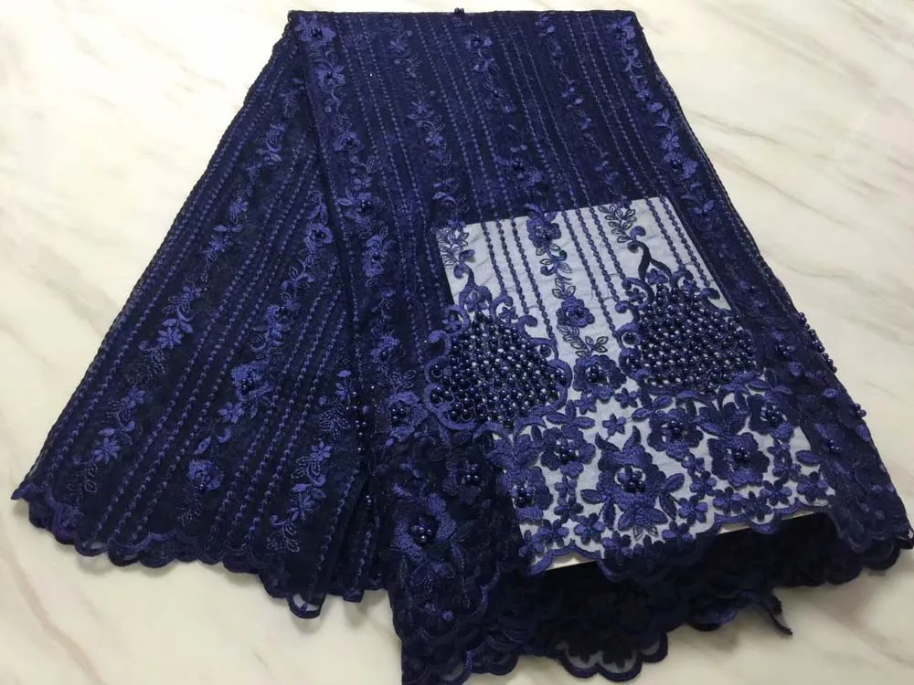 African Lace Fabric 2018 High Quality Lace Embroidery Fabric 5Y Power Navy blue Tulle Lace Fabric For Lace Evening Dresses
African Lace Fabric 2018 High Quality Lace Embroidery Fabric 5Y Power Navy blue Tulle Lace Fabric For Lace Evening Dresses
