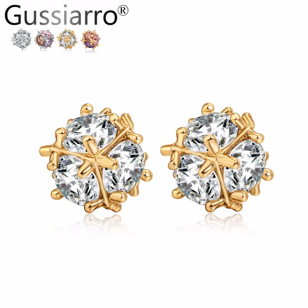 Gussiarro 4 Colors Crystal 4 Faces Ball Earrings Bridal Large Stud Earrings for Women Fashion Wedding Jewelry boucle d'oreille
Gussiarro 4 Colors Crystal 4 Faces Ball Earrings Bridal Large Stud Earrings for Women Fashion Wedding Jewelry boucle d'oreille