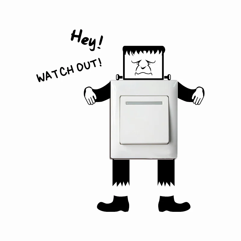 KG-219 Hey Watch Out Switch Sticker Cartoon Vinyl Wall Sticker Home Decor Home Wallpaper
KG-219 Hey Watch Out Switch Sticker Cartoon Vinyl Wall Sticker Home Decor Home Wallpaper