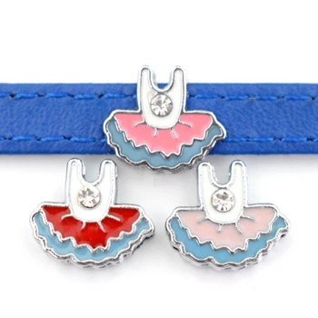 50PCS 8mm Alloy Ballet Skirts Slide Charms Slide Beads DIY Accessories For 8mm Bracelets For Wristbands Straps Pet Name Collar
50PCS 8mm Alloy Ballet Skirts Slide Charms Slide Beads DIY Accessories For 8mm Bracelets For Wristbands Straps Pet Name Collar