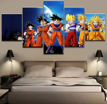 Canvas Wall Art Pictures Framework Home Decor Room 5 Pieces Dragon Ball Goku From small to large Paintings Prints Anime Poster
Canvas Wall Art Pictures Framework Home Decor Room 5 Pieces Dragon Ball Goku From small to large Paintings Prints Anime Poster