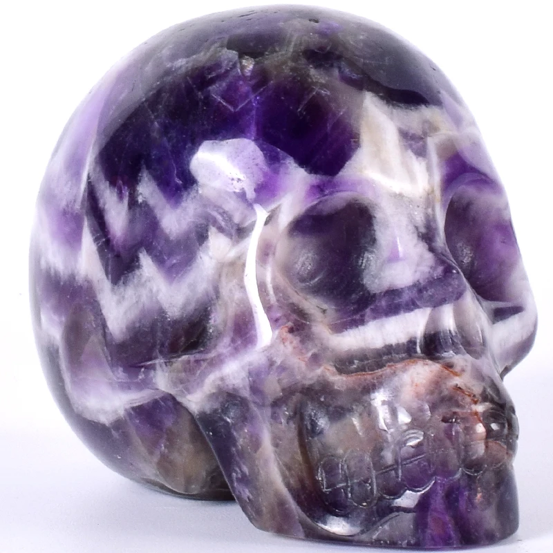Healing Amethyst Human Skull Reiki Figurine Sculptures Hand Carved Natural Stone Skull Statue For Home Decor 3" Feng Shui
Healing Amethyst Human Skull Reiki Figurine Sculptures Hand Carved Natural Stone Skull Statue For Home Decor 3" Feng Shui