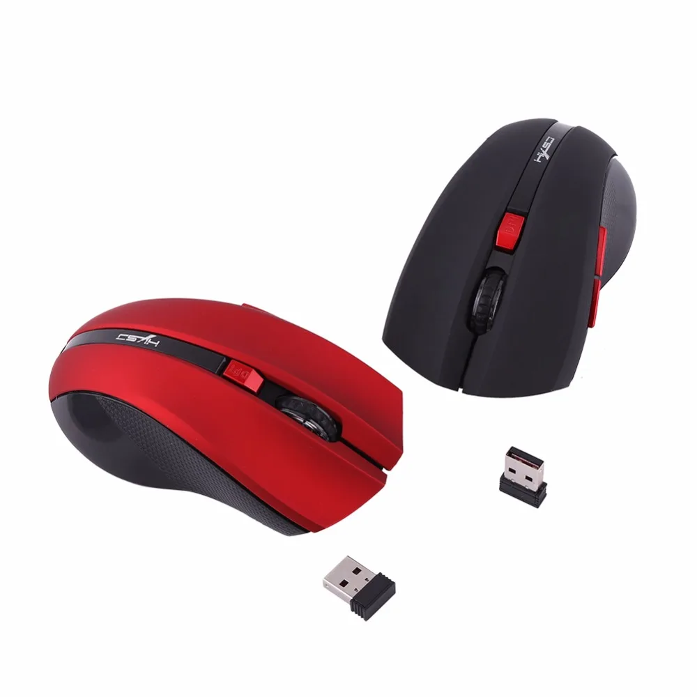 HXSJ X50 2.4G Wireless Optical Gaming Mouse Silent Mice 2400DPI with 6 Buttons Ergonomic Mechanical Mouse for Laptop PC Computer
HXSJ X50 2.4G Wireless Optical Gaming Mouse Silent Mice 2400DPI with 6 Buttons Ergonomic Mechanical Mouse for Laptop PC Computer