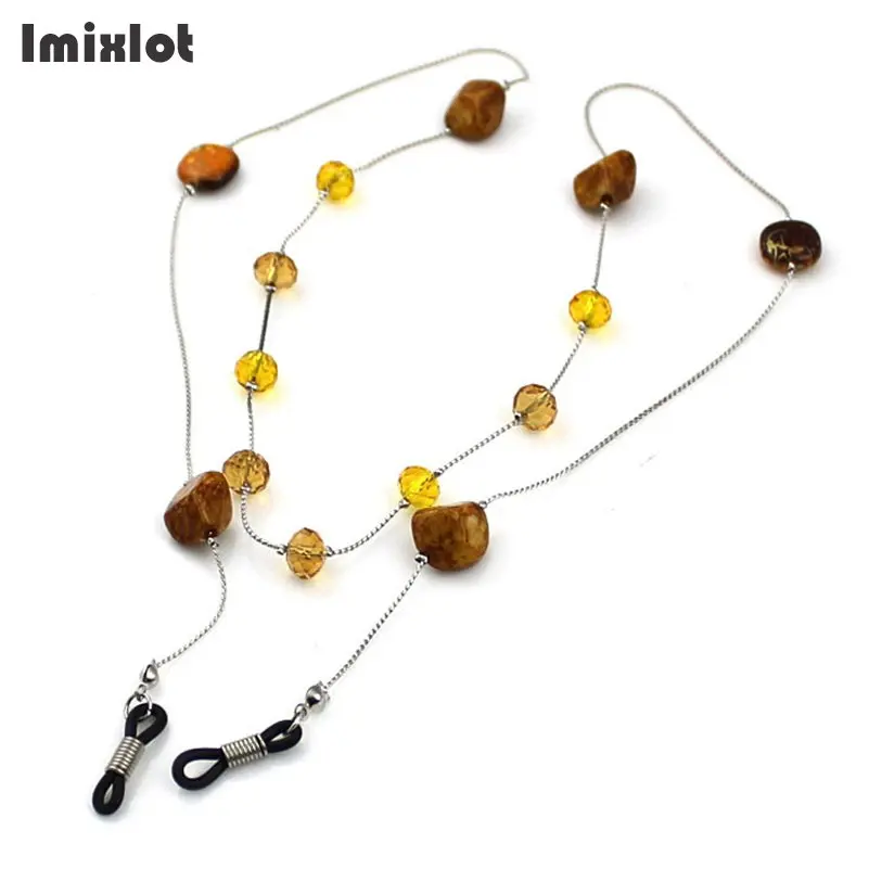 Imixlot Glasses Chain Crystal Stone Beaded Charm Metal Sunglasses Eyeglass Reading Glasses Chain Eyewears Cord Neck Strap Rope
Imixlot Glasses Chain Crystal Stone Beaded Charm Metal Sunglasses Eyeglass Reading Glasses Chain Eyewears Cord Neck Strap Rope