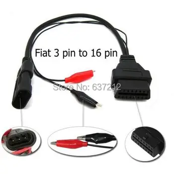 Free Shipping To Russian Belarus Fiat 3PIN ALFA Lancia OBD OBD2 FIAT 3PIN to 16PIN Diagnostic Tool Cable Fiat 3 PIN Adaptor
Free Shipping To Russian Belarus Fiat 3PIN ALFA Lancia OBD OBD2 FIAT 3PIN to 16PIN Diagnostic Tool Cable Fiat 3 PIN Adaptor
