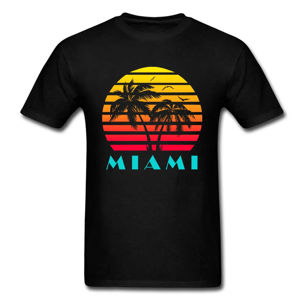 Miami 80s Sunset_black