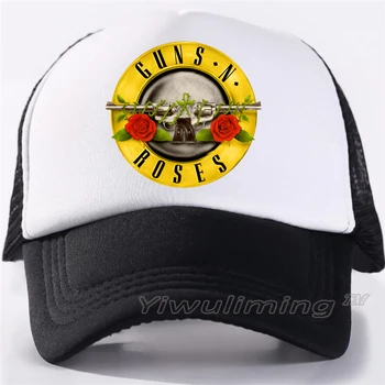 NewSummer Trucker Caps Guns and Roses Cool Summer Black Adult Cool Baseball Mesh Net Trucker Caps Hat for Men Adjustable
NewSummer Trucker Caps Guns and Roses Cool Summer Black Adult Cool Baseball Mesh Net Trucker Caps Hat for Men Adjustable