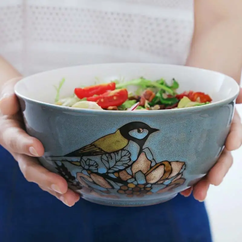 Japanese Cassical Ceramic kitchenTableware Flower Pattern Bird Cartoon Fruit Kids Bowl Icecream Container
Japanese Cassical Ceramic kitchenTableware Flower Pattern Bird Cartoon Fruit Kids Bowl Icecream Container