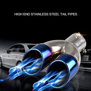 Junction diameter 60mm Stainless steel exhaust pipe tail throat Y type muffler baking blue exhaust cylinder
Junction diameter 60mm Stainless steel exhaust pipe tail throat Y type muffler baking blue exhaust cylinder