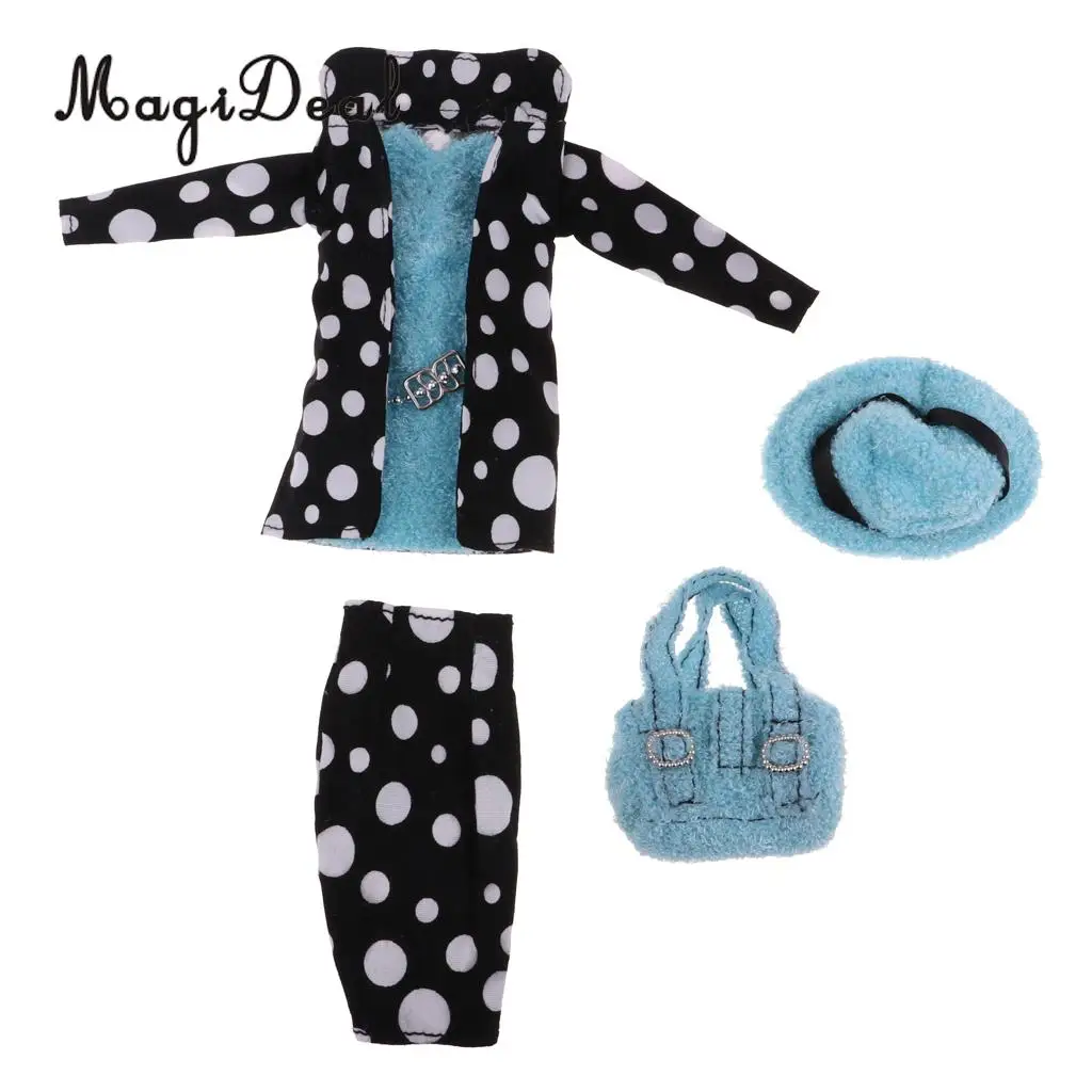 Fashion Girl Doll Princess Clothes Set Outfit for 30cm Doll Dress Up Accessories