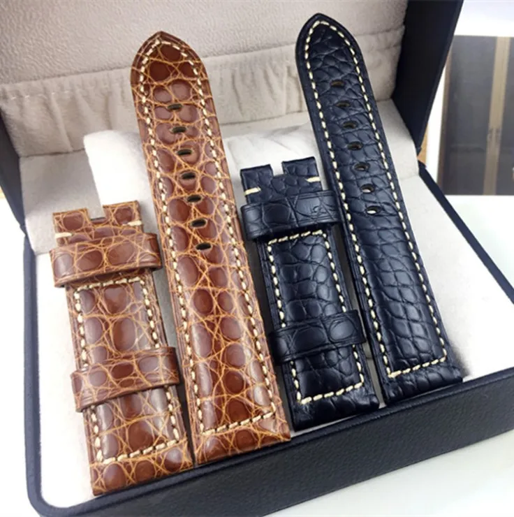 Genuine alligator Watch Bracelet Belt Watch Band Watchbands Strap 24mm 26mm Watch Accessories Wristband Genuine Leather for PAM
Genuine alligator Watch Bracelet Belt Watch Band Watchbands Strap 24mm 26mm Watch Accessories Wristband Genuine Leather for PAM