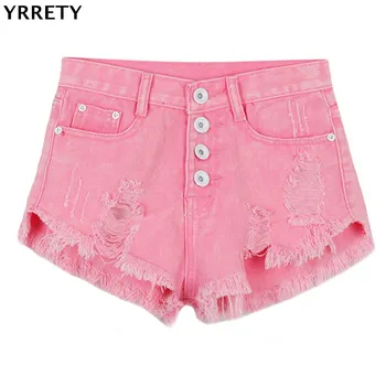 YRRETY Street Fashion Women Vintage Ripped Summer High Waist Denim Shorts Jeans Button Pocket Hole Light Blue Cotton Short Femme
YRRETY Street Fashion Women Vintage Ripped Summer High Waist Denim Shorts Jeans Button Pocket Hole Light Blue Cotton Short Femme