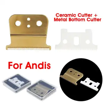 2Pcs Gold Hair Clippers Ceramic Blade Cutter + Metal Bottom Beard Blade Cutter Knife With Box For Andis Electric Shear Clipper
2Pcs Gold Hair Clippers Ceramic Blade Cutter + Metal Bottom Beard Blade Cutter Knife With Box For Andis Electric Shear Clipper