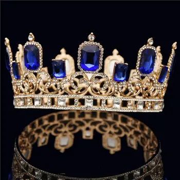 Baroque Gold Rhinestone Crystal Wedding Crown for Queen King Round Diadem Ornament Bridal Tiara Wedding Hair Jewelry Accessories
Baroque Gold Rhinestone Crystal Wedding Crown for Queen King Round Diadem Ornament Bridal Tiara Wedding Hair Jewelry Accessories
