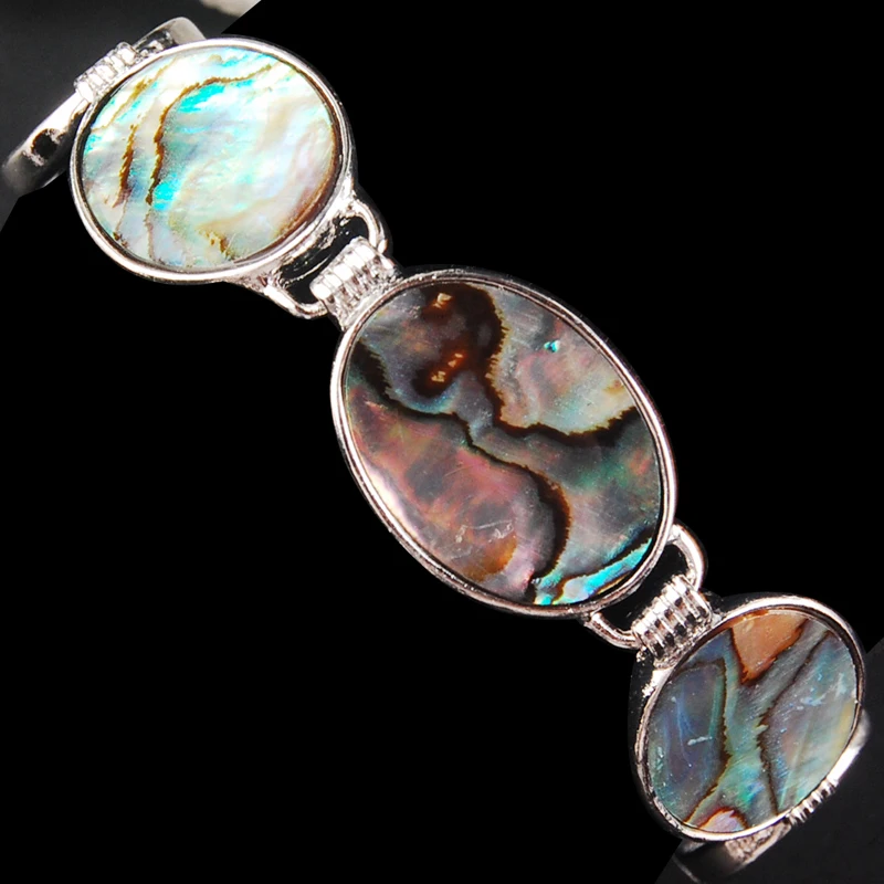 Free Shipping Beautful Jewelry New Zealand Blue Paua Abalone Shell Oval Art Women Men Bead Bracelet 7~8.5" G6476
Free Shipping Beautful Jewelry New Zealand Blue Paua Abalone Shell Oval Art Women Men Bead Bracelet 7~8.5" G6476