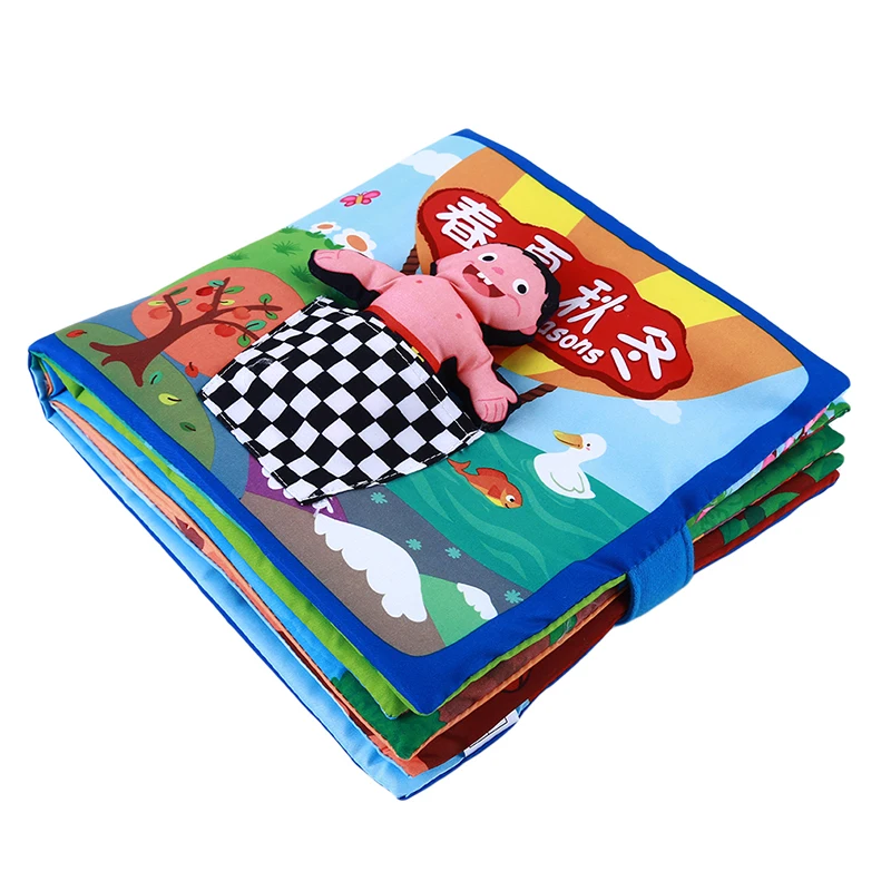 Baby Cloth Book Four Seasons Baby Hand Grasp Stereo Cloth Book Early Development Cognitive Newborn Gift
Baby Cloth Book Four Seasons Baby Hand Grasp Stereo Cloth Book Early Development Cognitive Newborn Gift