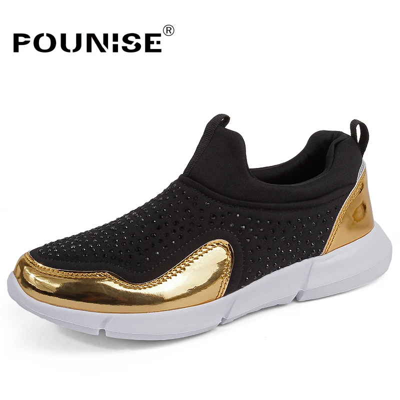 Women Shoes Flats Spring Summer 2019 Mesh Crystal Casual Shoes Woman Fashion Designer Sneakers Slip-On Loafers Plus Sizes 35-42
Women Shoes Flats Spring Summer 2019 Mesh Crystal Casual Shoes Woman Fashion Designer Sneakers Slip-On Loafers Plus Sizes 35-42