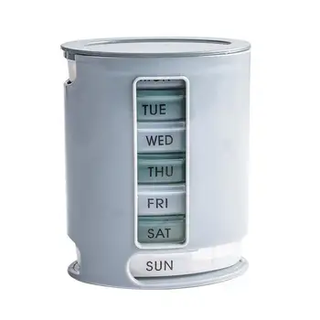 Pill Pro Pill Organiser Compact Pill Box 7 Day Compartments Tablet Holder Convenient Medicine Storage Box
Pill Pro Pill Organiser Compact Pill Box 7 Day Compartments Tablet Holder Convenient Medicine Storage Box