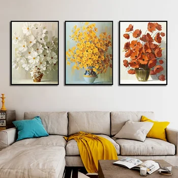 Modern Minimalist Potted Flower Poster Red Yellow Orange Flower Print Canvas Painting Home Wall Art Decoration Can Be Customized
Modern Minimalist Potted Flower Poster Red Yellow Orange Flower Print Canvas Painting Home Wall Art Decoration Can Be Customized