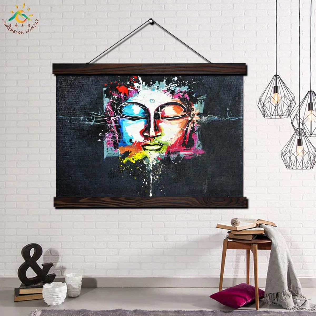 Color Paints Buddha Single Modern Wall Art Print Picture And Poster Frame Hanging Scroll Canvas Painting Home Decor
Color Paints Buddha Single Modern Wall Art Print Picture And Poster Frame Hanging Scroll Canvas Painting Home Decor