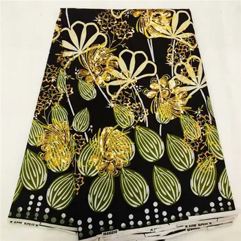 Wonderful real printed African block print wax fabric with sequins for lady dressWFS17(6yards/lot)
Wonderful real printed African block print wax fabric with sequins for lady dressWFS17(6yards/lot)