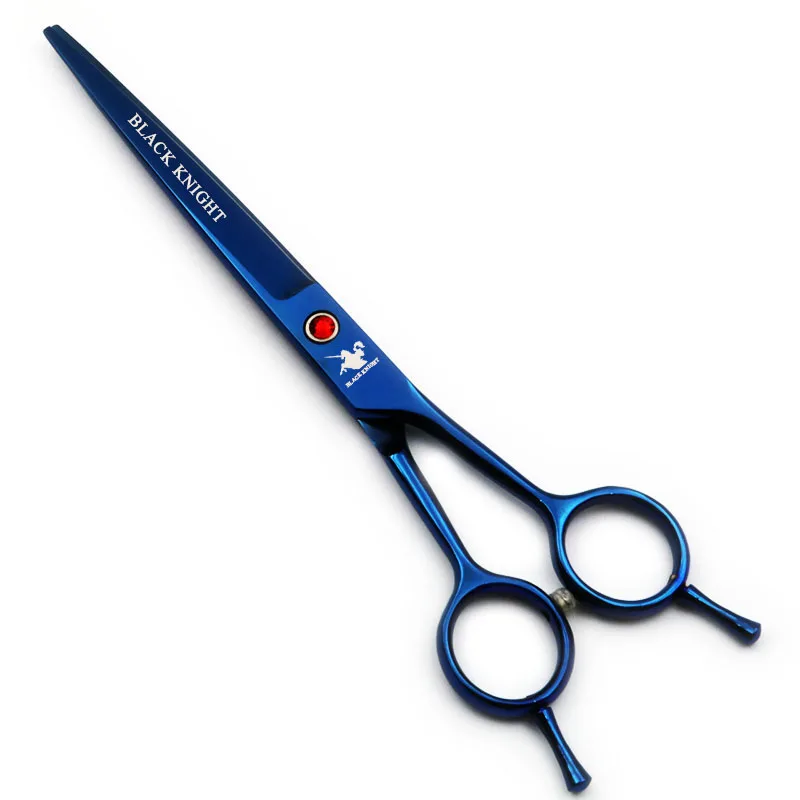 

7 inch Hairdressing Scissors Professional Barber Salon Hair Cutting Scissors Pet Shears With Case For Dogs Blue style