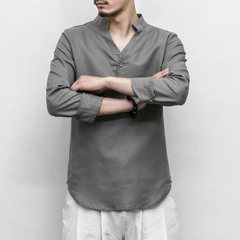 Linen Chinese Style Summer Brand spring men's long-sleeved Set Men Breathable Casual Beach Set fashion T-shirt drop ship clothes
Linen Chinese Style Summer Brand spring men's long-sleeved Set Men Breathable Casual Beach Set fashion T-shirt drop ship clothes
